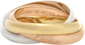 Buy Cartier Trinity 18K Gold Ring Medium Unisex Couple Design Multicolor. B4234200