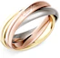 Order Cartier Trinity 18K Gold Ring Medium Unisex Couple Design Multicolor. B4234200