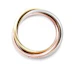 Shop Cartier Trinity 18K Gold Ring Medium Unisex Couple Design Multicolor. B4234200