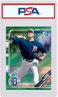 Casey Mize 2019 Bowman Chrome X Green X-Fractor /31 BCP-240 Casey Mize 2019 Bowman Chrome X Green X-Fractor /31 BCP-240