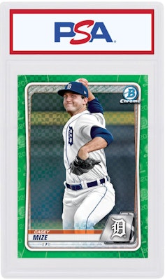 Casey Mize 2020 Bowman Chrome X Green X-Fractor /31 #BCP-250 Buy Casey Mize 2020 Bowman Chrome X Green X-Fractor /31 #BCP-250