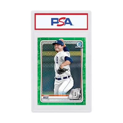 Casey Mize 2020 Bowman Chrome X Green X-Fractor /31 #BCP-250