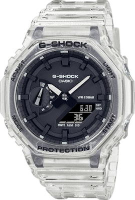 卡西欧 G-Shock GA2100SKE-7A 透明胶质 经典手表 Buy 卡西欧 G-Shock GA2100SKE-7A 透明胶质 经典手表