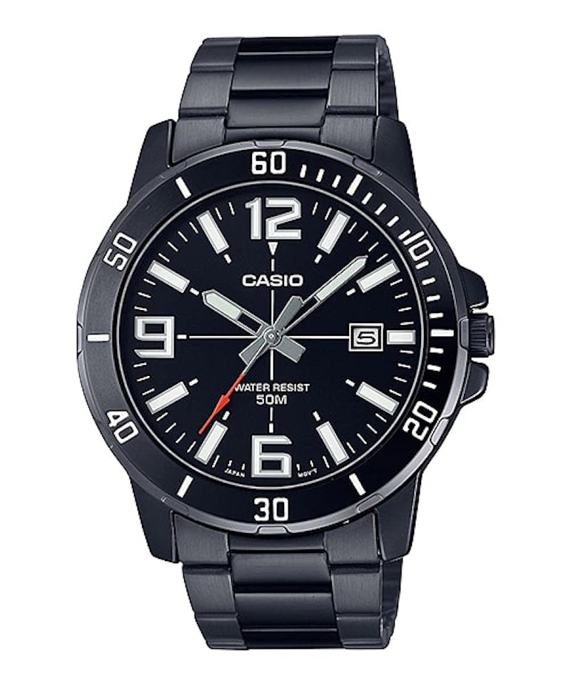 Buy 카시오 지샥 MTP-VD01B-1B (시크한 블랙 메탈) 
