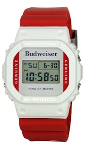 卡西歐 G-Shock x 百威啤酒 "啤酒之王" DW5600BUD20 Buy 卡西歐 G-Shock x 百威啤酒 "啤酒之王" DW5600BUD20