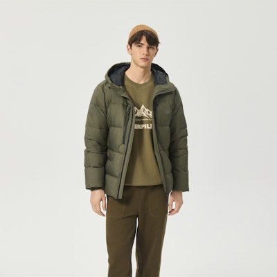 CAT Jaket Tebal Berhoodie Musim Dingin untuk Kehangatan. CN3DWU42011 4