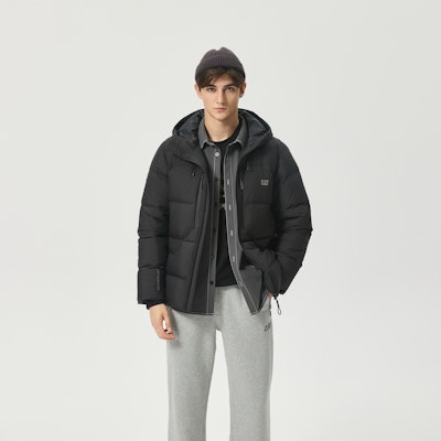 CAT Jaket Tebal Berhoodie Musim Dingin untuk Kehangatan. CN3DWU42011 12