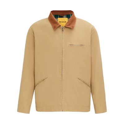 CAT Outdoor Vintage Casual Work Jacket Brown CN1JAU11111