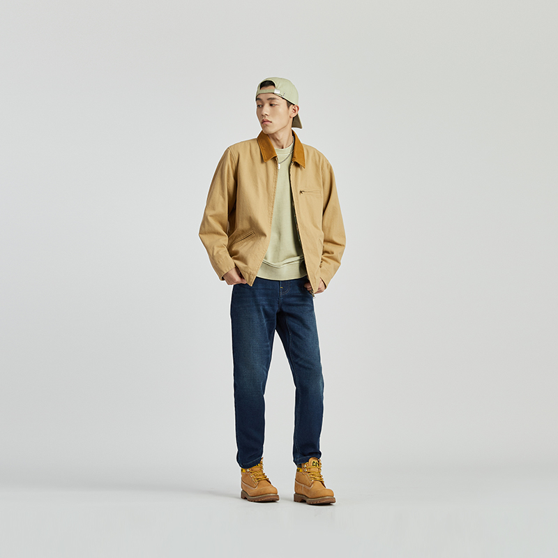 Shop CAT Jaket Kerja Kasual Vintage Outdoor Coklat CN1JAU11111