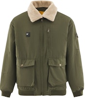 CAT Retro Casual Zipper Cotton Jacket with Collar Long Sleeve - Green. CM3QJT41031 CAT Retro Casual Zipper Cotton Jacket with Collar Long Sleeve - Green. CM3QJT41031