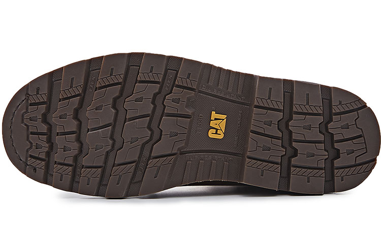 Purchase CAT Allerton系列 休閒舒適耐磨防滑高筒工裝戶外靴 棕紅色
