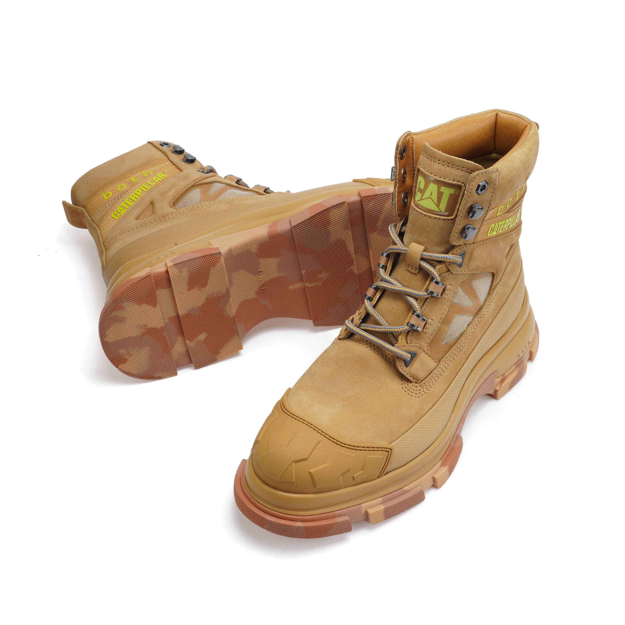 Shop CAT both x Mid-Top 'Kasual Kerja Kuning' P725934M3ADC25