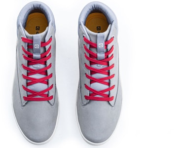 CAT C Code Series High-Top ''Outdoor Simple Light Grey'' dalam Kelabu Muda. P110250K1JDC07 Lookbook CAT C Code Series High-Top ''Outdoor Simple Light Grey'' dalam Kelabu Muda. P110250K1JDC07