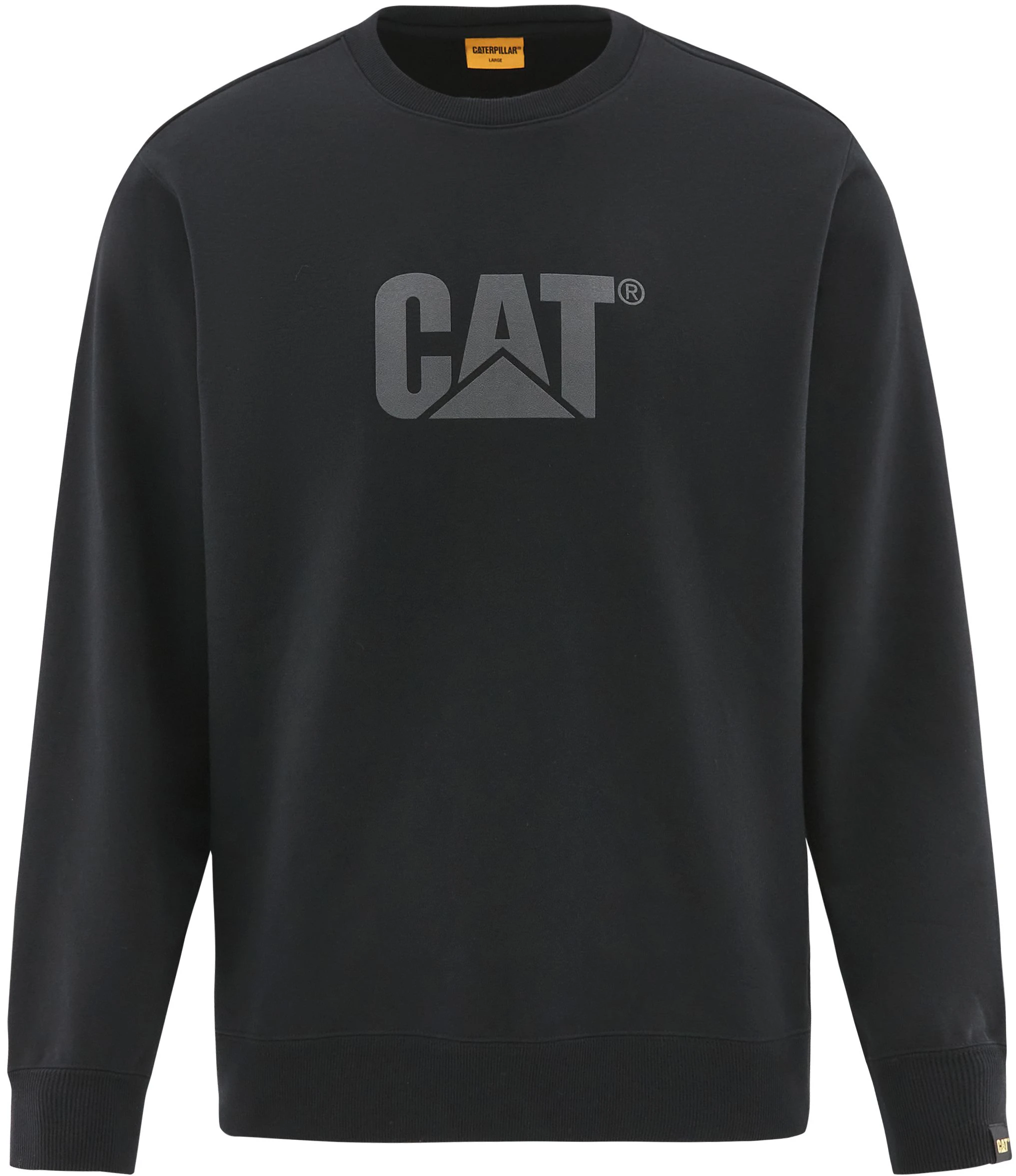 cat-casual-letter-print-crewneck-long-sleeve-sweatshirt-black-cm-3-swt-36341