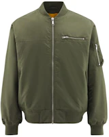 CAT Casual Loose Fit Flight Zipper Jacket Green CL4QJFD2041-GREEN CAT Casual Loose Fit Flight Zipper Jacket Green CL4QJFD2041-GREEN