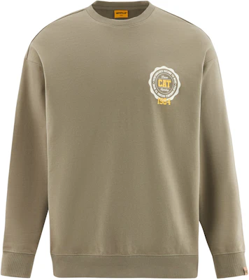 CAT休閒復古字母印花長袖運動衫卡其綠 CM3SWT45021 Buy CAT休閒復古字母印花長袖運動衫卡其綠 CM3SWT45021
