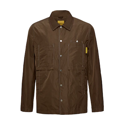 CAT Cater Multi-Pocket Snap Button Jacket Brown Unisex CK3JAQD2091