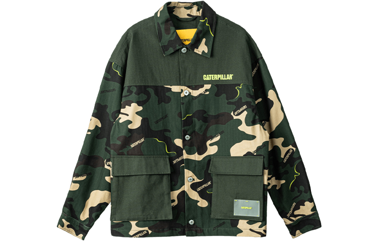 CAT Caterpillar Camo Printed Work Shirt CJ3JAP24051C01