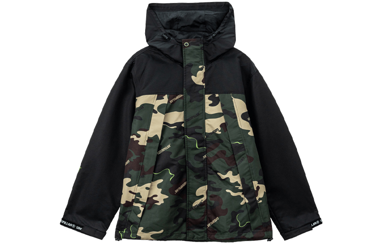 CAT Caterpillar Camouflage Hooded Jacket Long Sleeve CJ3JAP22071C01