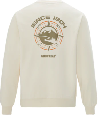 CAT Caterpillar休闲圆领卫衣 男女同款 米白色 CL1SWS15181 Buy CAT Caterpillar休闲圆领卫衣 男女同款 米白色 CL1SWS15181