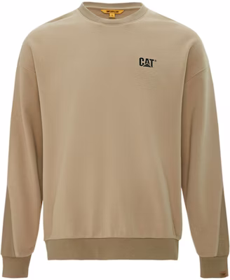 CAT Caterpillar休闲宽松版男女同款卫衣 - 浅卡其色 CL1SWS15191 Buy CAT Caterpillar休闲宽松版男女同款卫衣 - 浅卡其色 CL1SWS15191