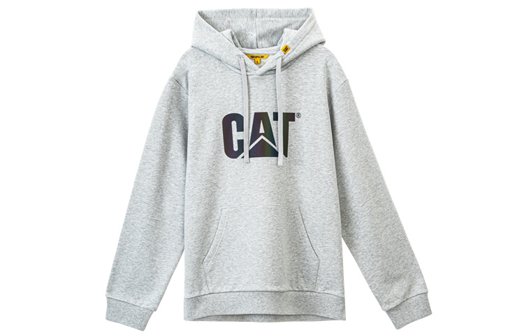 CAT Caterpillar Classic Logo Hoodie Gray CJ3SWP25051C07
