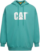 CAT Caterpillar Classic Logo Hoodie Unisex Green CK3SWQ26611 CAT Caterpillar Classic Logo Hoodie Unisex Green CK3SWQ26611