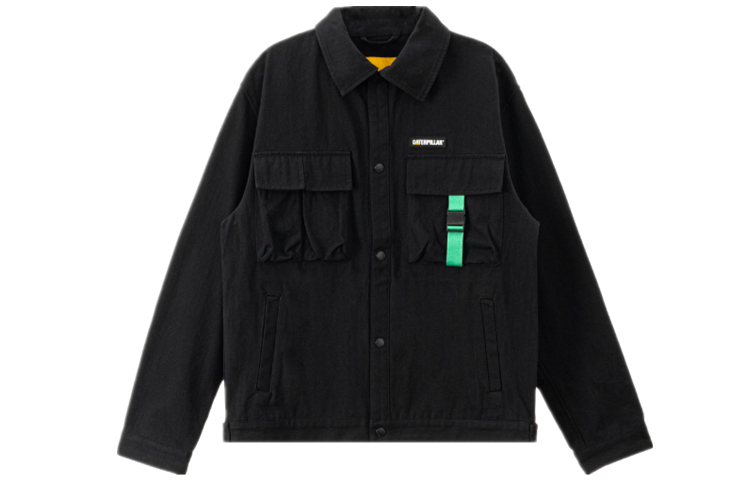 CAT Caterpillar Classic Logo Workwear Jacket Black CK1JAQ12021C09