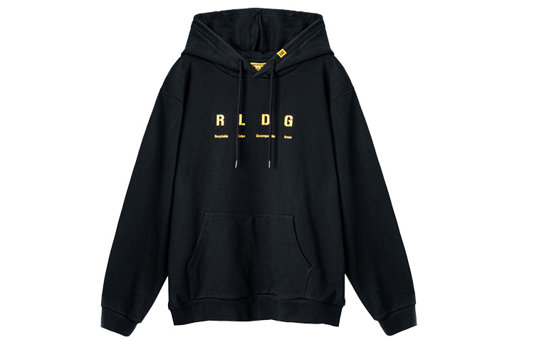 CAT Caterpillar Color-Block Logo Hoodie Black CJ3SWP25241C09