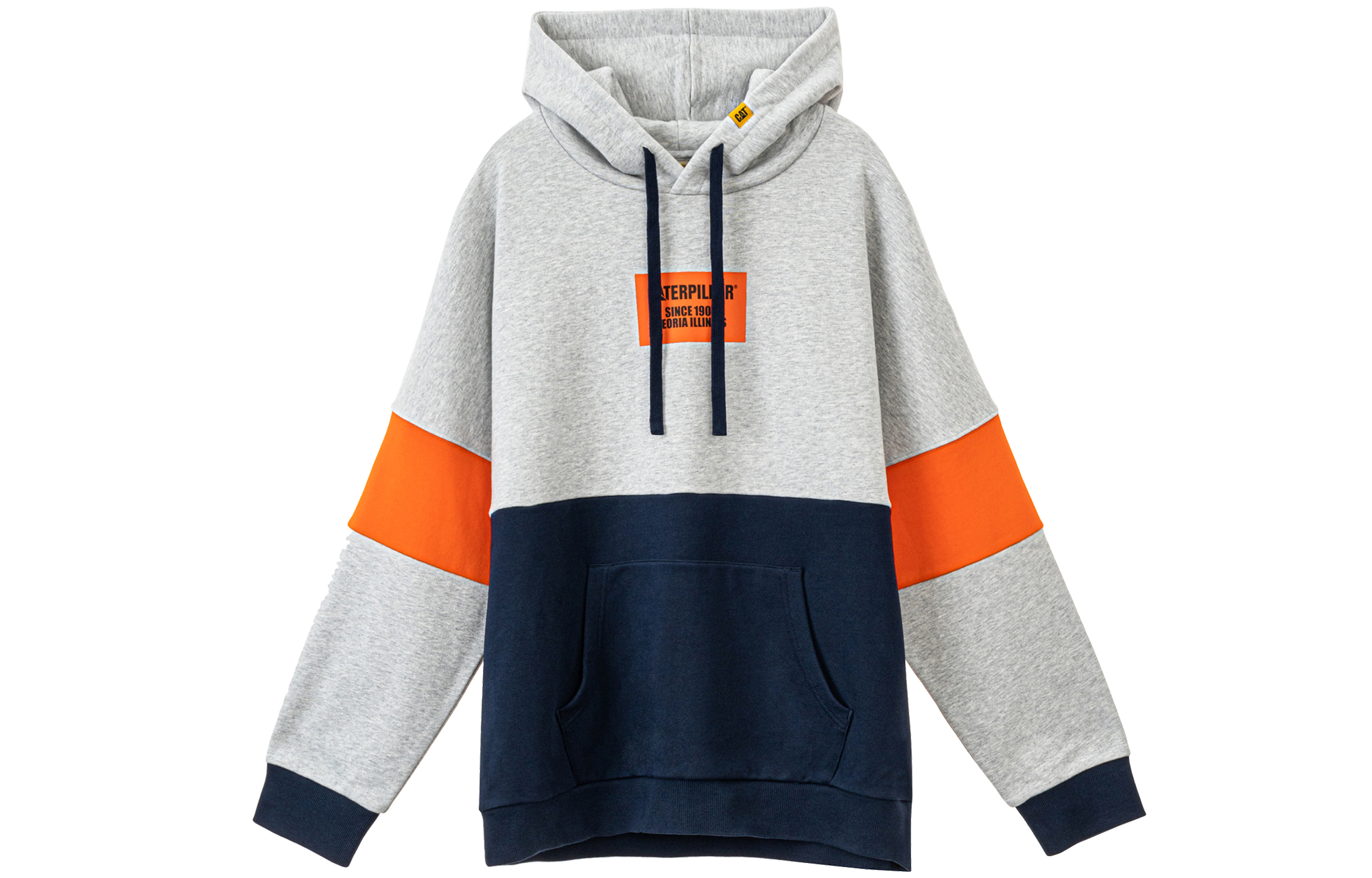 CAT Caterpillar Colorblock Logo Hoodie Unisex CJ3SWP25141