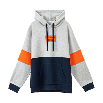 CAT Caterpillar Colorblock Logo Hoodie Unisex CJ3SWP25141