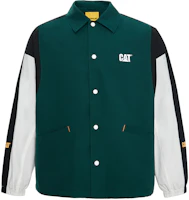 CAT Caterpillar Colorblock Logo Jacket Unisex Dark Green CK3JAQ22091 CAT Caterpillar Colorblock Logo Jacket Unisex Dark Green CK3JAQ22091