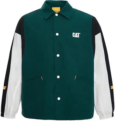 CAT Caterpillar 拼色Logo外套 男女同款 深綠色 CK3JAQ22091 Buy CAT Caterpillar 拼色Logo外套 男女同款 深綠色 CK3JAQ22091