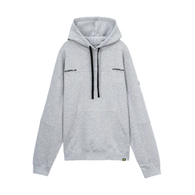 CAT Caterpillar Embroidered Logo Hoodie Grey CJ1SWP15011C07