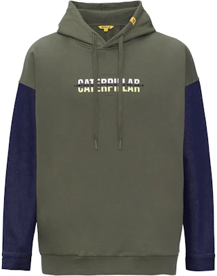 キャタピラー カラーブロック フーディ ダークグリーン CK3SWQ26641 Buy キャタピラー カラーブロック フーディ ダークグリーン CK3SWQ26641