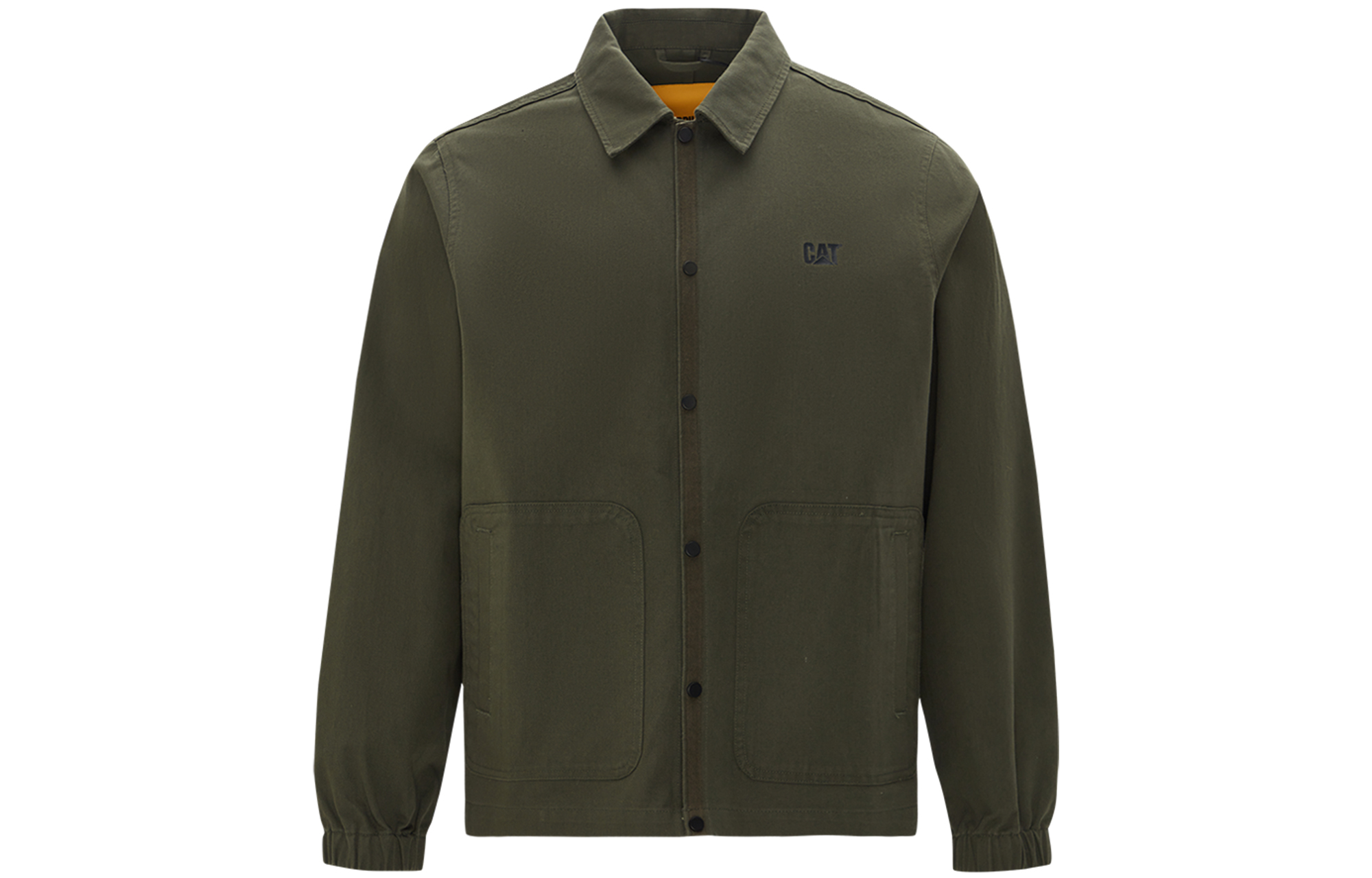 CAT Caterpillar Logo Casual Workwear Jacket Unisex - Dark Green CL1JASD0071