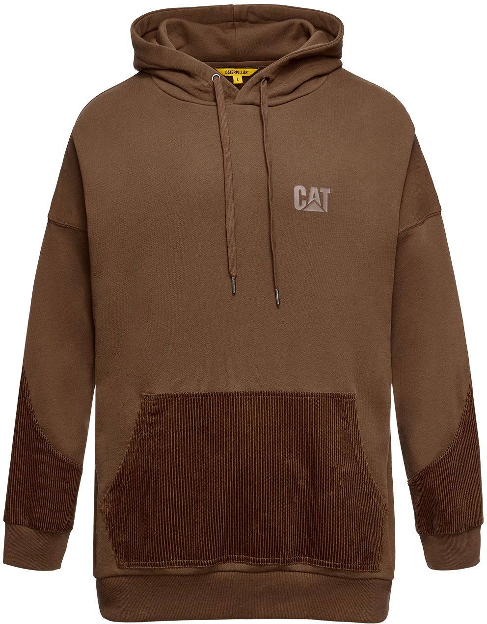 cat-caterpillar-logo-corduroy-panel-hoodie-unisex-ck-3-swqd-2061