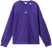CAT Caterpillar Logo Patchwork Pullover Sweatshirt Purple () CK1SWQ11041C65 CAT Caterpillar Logo Patchwork Pullover Sweatshirt Purple () CK1SWQ11041C65