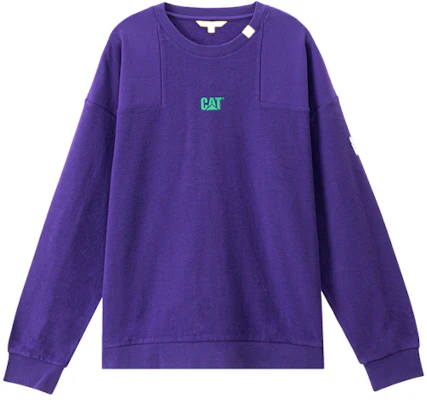CAT Caterpillar 标志拼接紫色套头卫衣 CK1SWQ11041C65 Buy CAT Caterpillar 标志拼接紫色套头卫衣 CK1SWQ11041C65