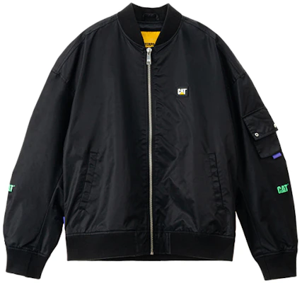 CAT Caterpillar Logo 修身版飛行夾克 黑色 CK1JAQ12001C09 Buy CAT Caterpillar Logo 修身版飛行夾克 黑色 CK1JAQ12001C09