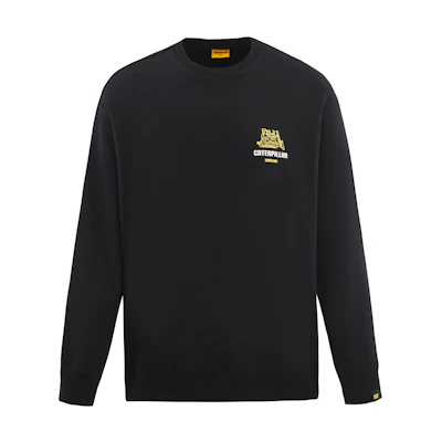 CAT Caterpillar Outdoor Classic Logo Double-Layer Collar Sweatshirt CM3SWT35031
