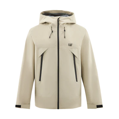 CAT Caterpillar Outdoor Windproof Waterproof Hooded Jacket Khaki () CM3JAT37051