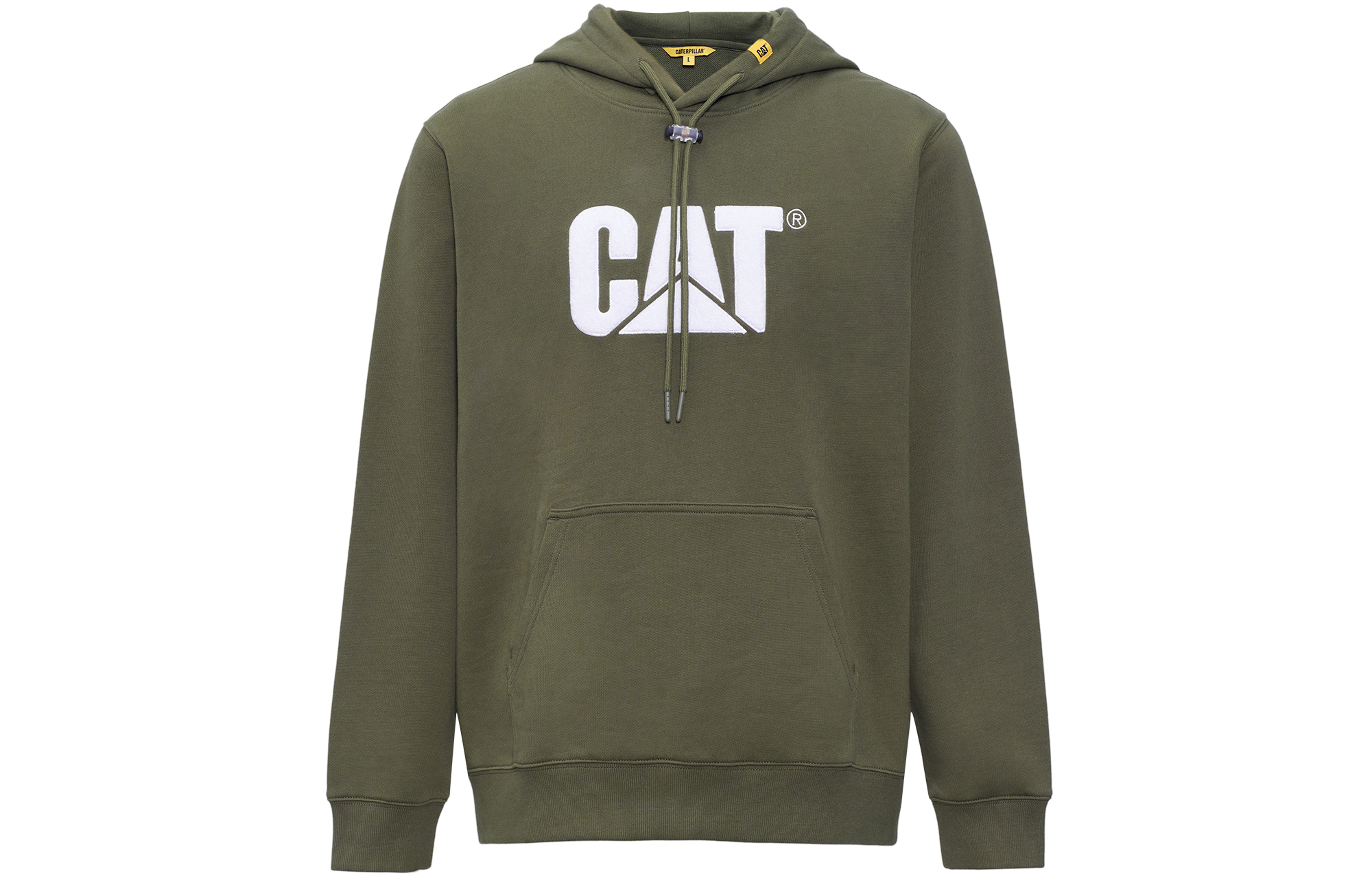 CAT Caterpillar Oversized Logo Hoodie Unisex Dark Green CK3SWQ25011