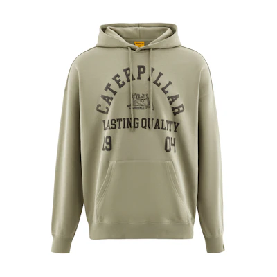 CAT Caterpillar Oversized Logo Print Hoodie CM3SWT35801