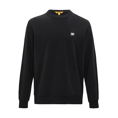 CAT Caterpillar Solid Logo Loose Fit Casual Crewneck Sweatshirt Unisex CL1SWSD1041