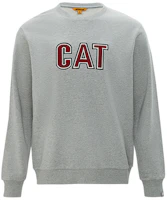 CAT Caterpillar SS22 Casual Pullover Sweatshirt Unisex Grey CL1SWS15801 CAT Caterpillar SS22 Casual Pullover Sweatshirt Unisex Grey CL1SWS15801