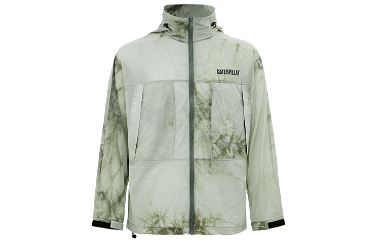 CAT Caterpillar SS22 Tie-Dye Logo Zip-Up Lightweight Jacket Unisex CL1JAS21071