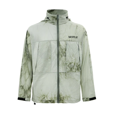 CAT Caterpillar SS22 Tie-Dye Logo Zip-Up Lightweight Jacket Unisex CL1JAS21071