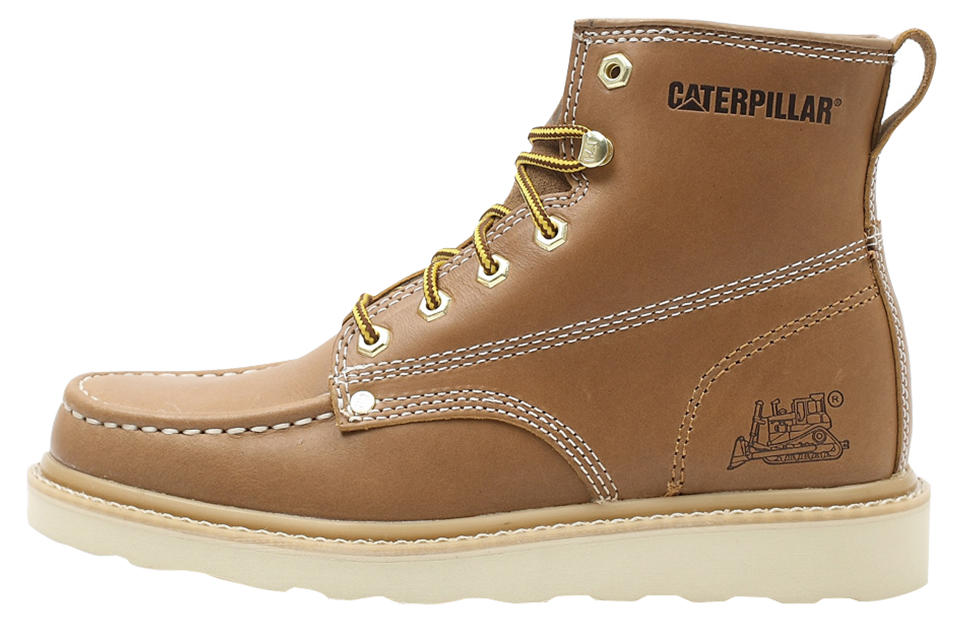 CAT Chronicle 'Breathable Non-Slip High-Top Martin Boots Brown Yellow'