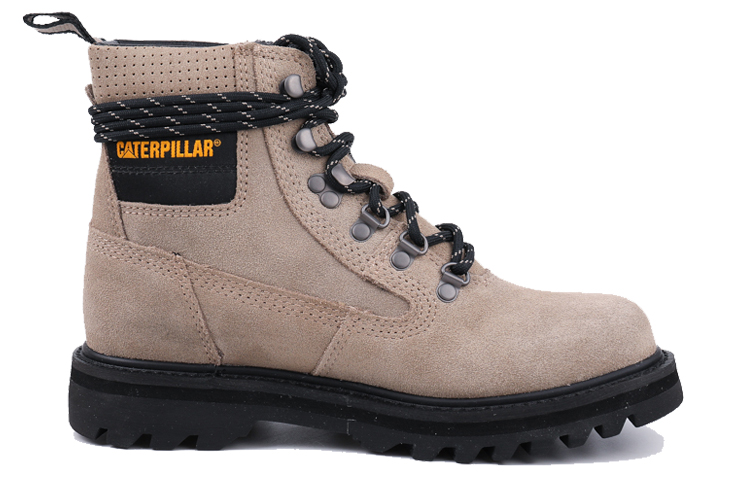 CAT Classic Carved Patchwork Industrial Outdoor Boots 'Light Coffee' 圖 2